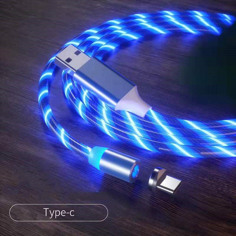 Magnetic LED Fast Charging Cable – 3 in 1