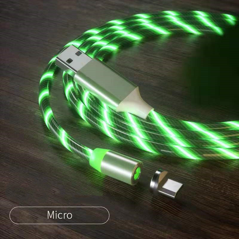 Magnetic LED Fast Charging Cable – 3 in 1