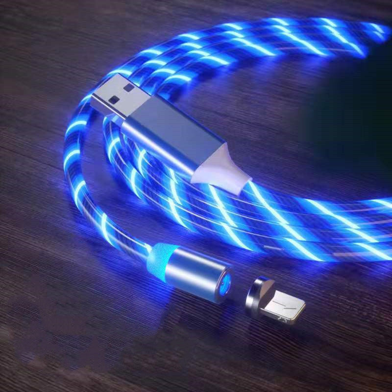Magnetic LED Fast Charging Cable – 3 in 1