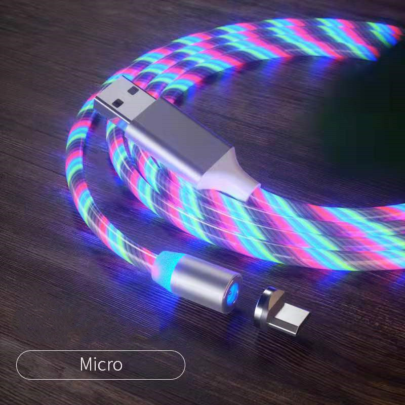 Magnetic LED Fast Charging Cable – 3 in 1